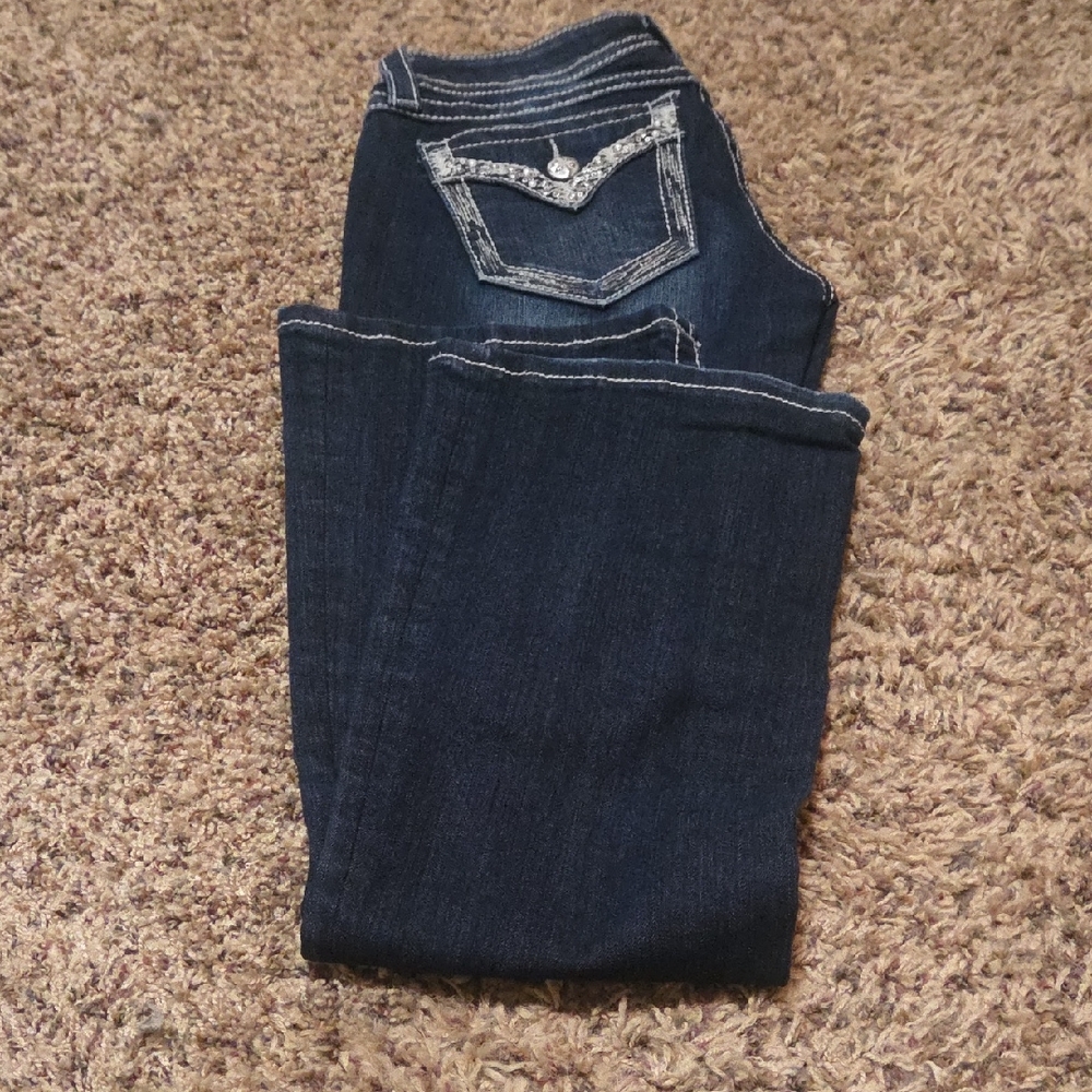 Miss Me Deep Blue Boot Cut Jeans